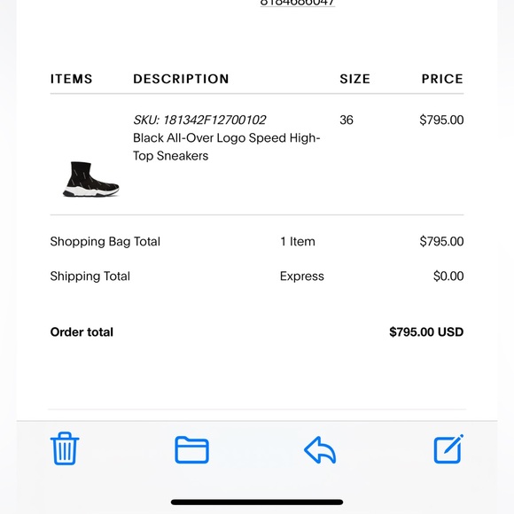 Balenciaga Speed Trainers size 36 - Picture 2 of 5